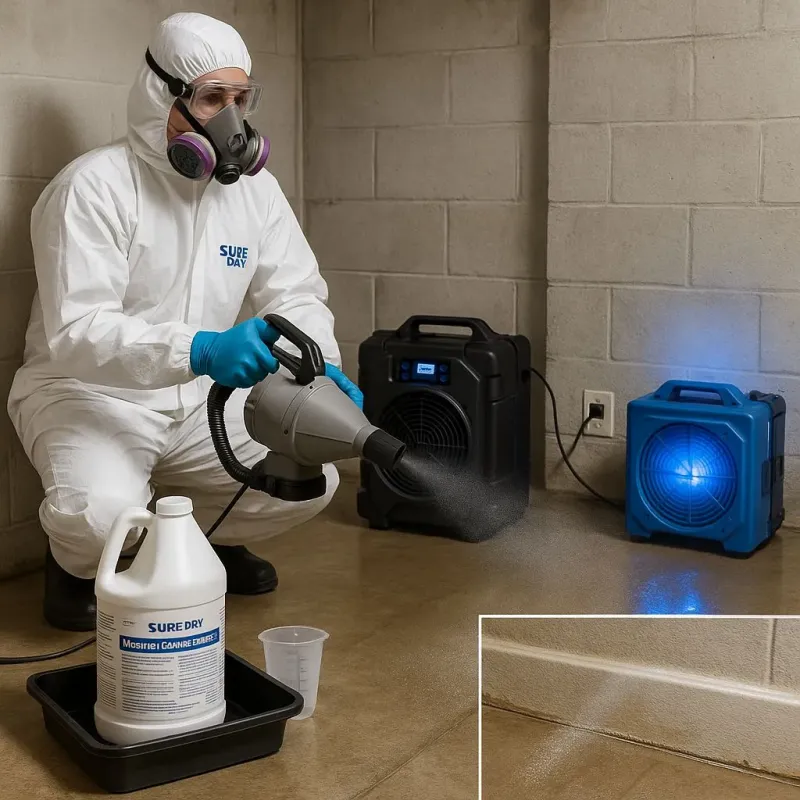Sanitization and Odor Removal process in Mahtomedi, MN